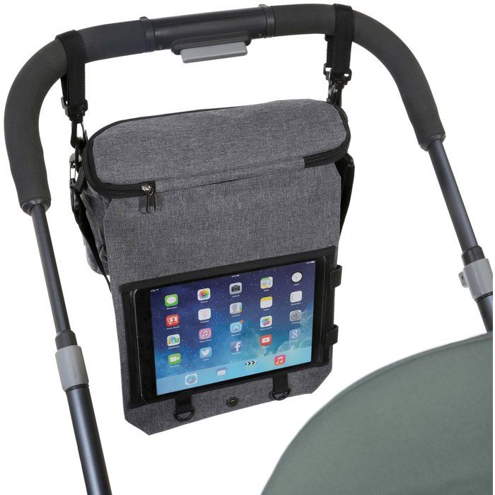 3-in-1 Travel Diaper Bag - DREAMBABY - Stroller and Car Seat Organizer, Diaper Bag with Tablet Holder - Insulated