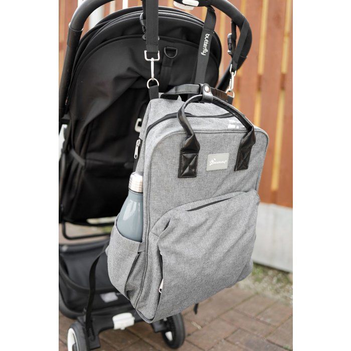Sac a dos a langer avec matelas a langer - DREAMBABY - Clips pour poussette - Pochette d'essuyage en filet - Sangles réglables