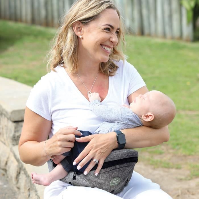 DREAMBABY Baby Carrier - Hip Seat Up & Go - Grey