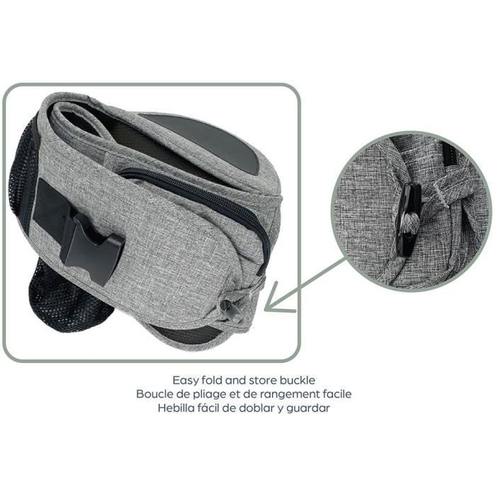 DREAMBABY Baby Carrier - Hip Seat Up & Go - Grey