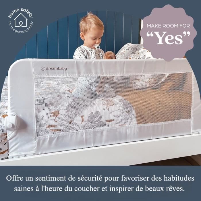 Dreambaby Maggie Bed Rail 110 cm - For Built-in and Flat Beds - 50 cm High