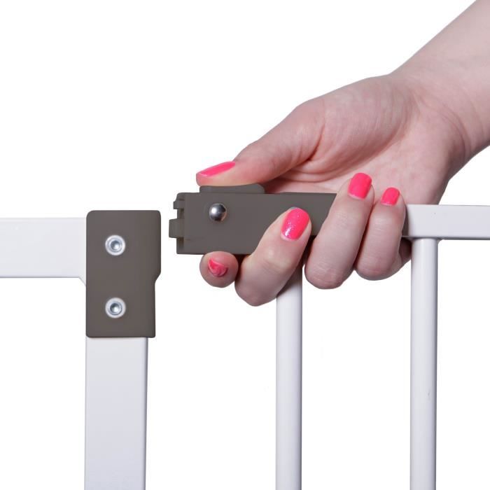 DREAMBABY Extra Large Safety Gate LIBERTY - Pressure Operated - 99/105.5 x 75 cm - White