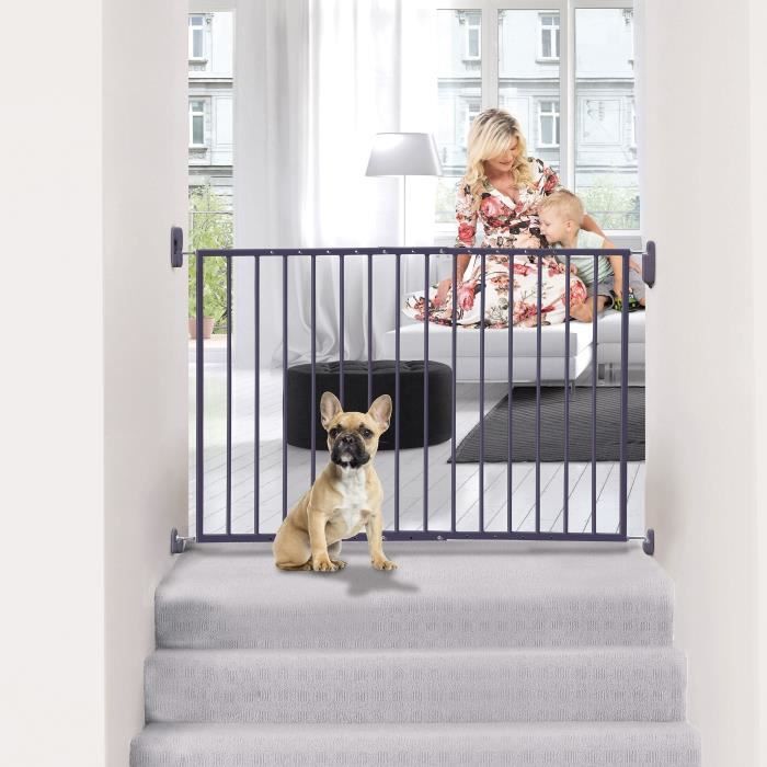 DREAMBABY ARIZONA EXTENDA Safety Gate - Screw-on - 68/112 cm - Opens Both Directions - Grey