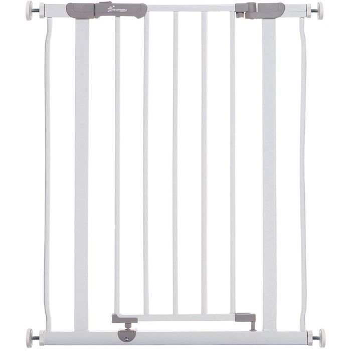 DREAMBABY Safety Gate AVA - Pressure Mounted - 61-67 x 76 cm - Double Locking - White