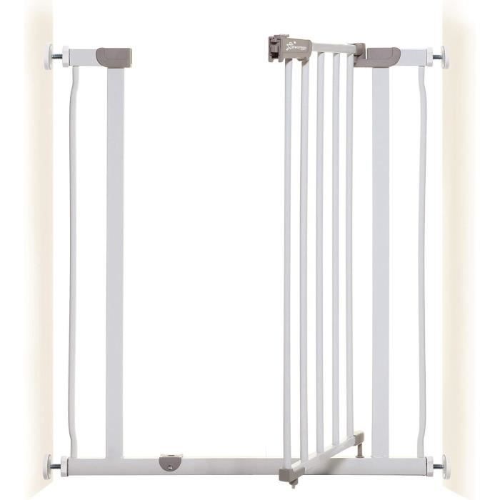 DREAMBABY Safety Gate AVA - Pressure Mounted - 61-67 x 76 cm - Double Locking - White
