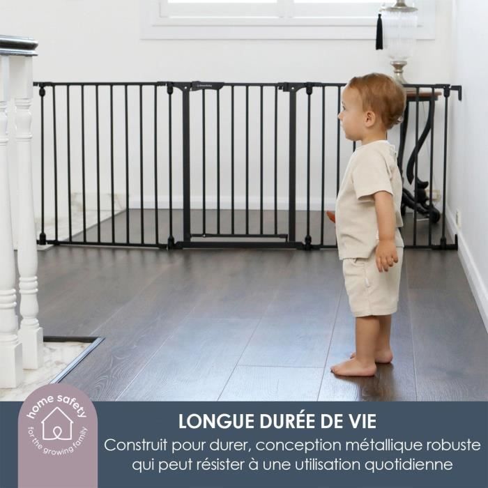 DREAMBABY Child Safety Gate Discovery 3 - 74.5 cm to 1.95 m - White
