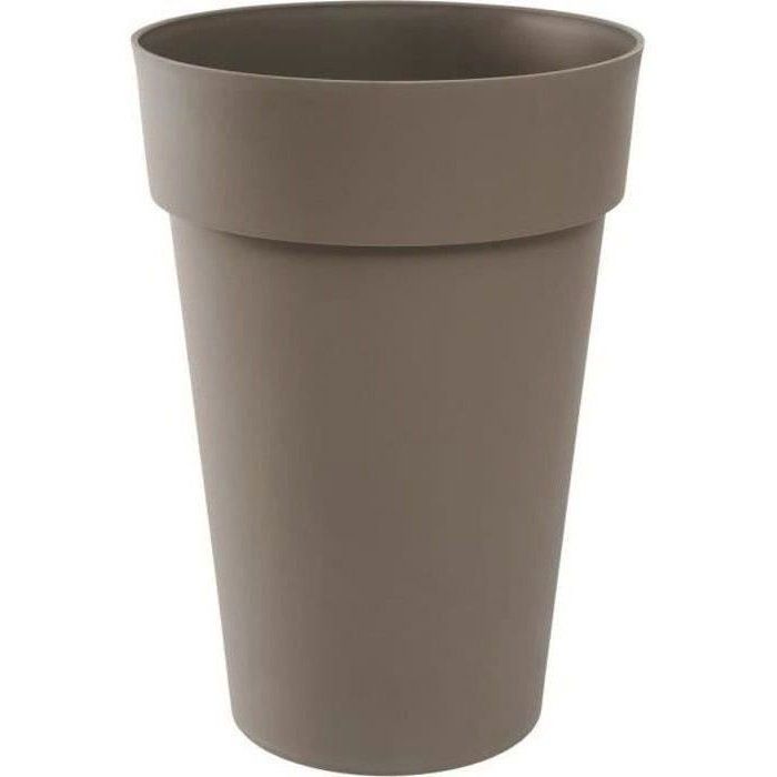 EDA Tall Round Vase Tuscany 67 L Ø 46 x H.65 cm Taupe