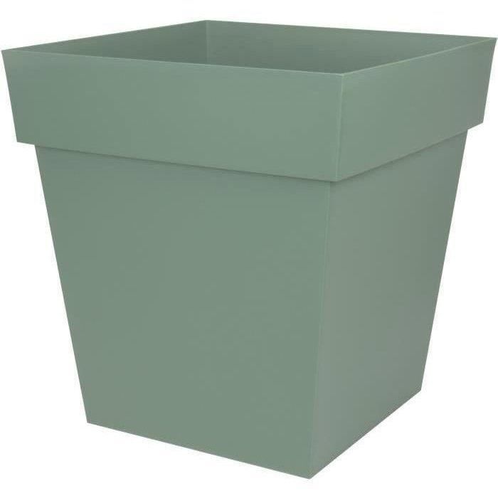 EDA Square Pot - 50 cm - 87 L - Laurel Green - TOSCANE