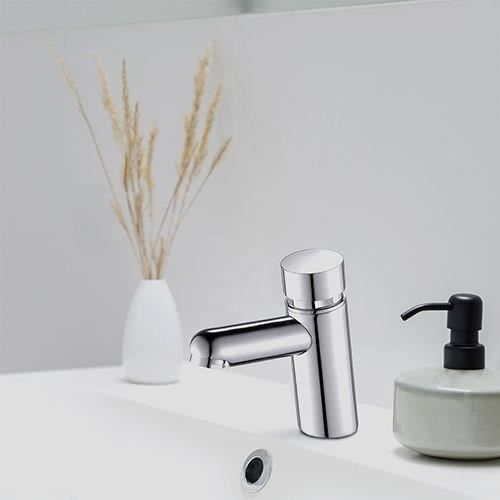 EDOUARD ROUSSEAU TIMED Hand Basin Mixer Tap - Chrome - Water-Saving