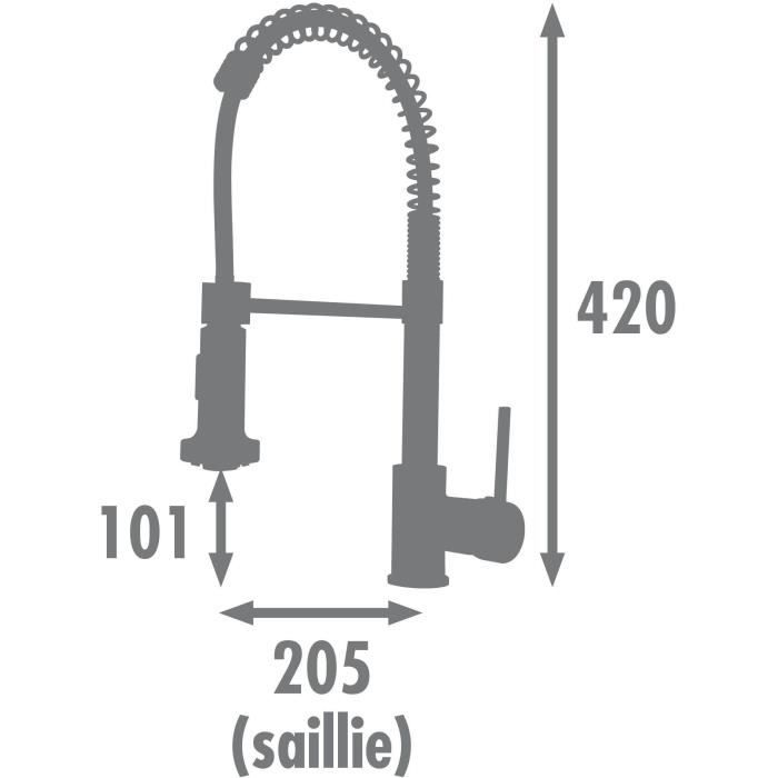 Edouard Rousseau - OPUS Kitchen Mixer Tap - Chrome
