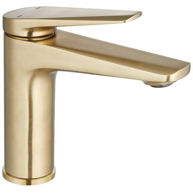 EDOUARD ROUSSEAU Washbasin Mixer Tap - GLOSS - Brushed Brass