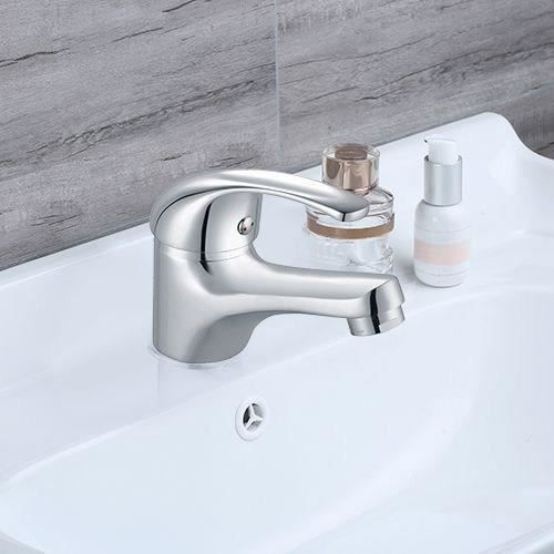 Basin Mixer Tap - EDOUARD ROUSSEAU Cardiff - 40 mm Ceramic Cartridge - Chrome
