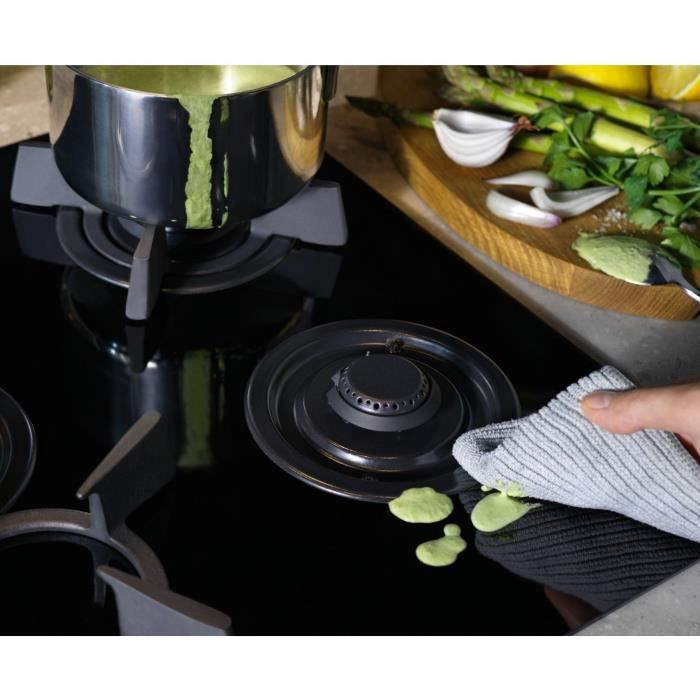 ELECTROLUX Mixed Hob - 4 Burners - 59 x 52 cm - Black KDI640713K