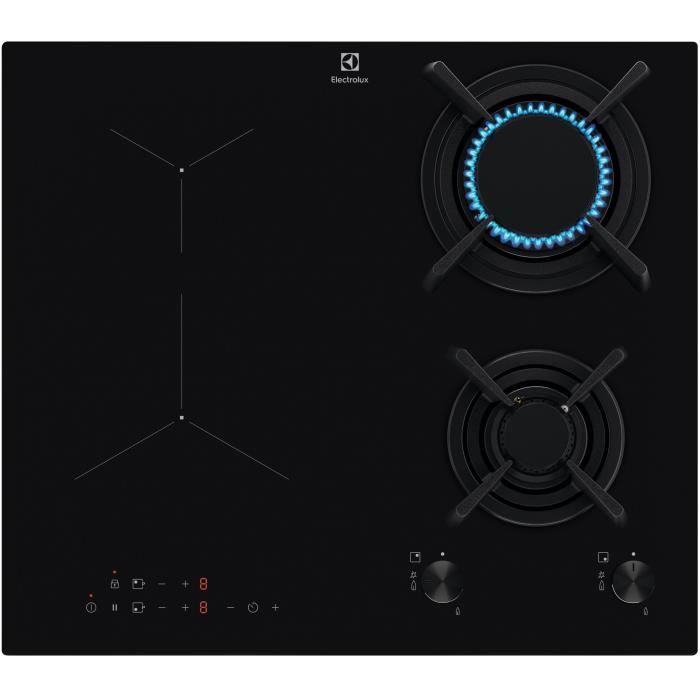 ELECTROLUX Mixed Hob - 4 Burners - 59 x 52 cm - Black KDI640713K