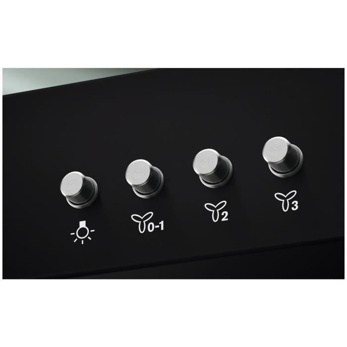Hotte décorative box - ELECTROLUX - LFT426K - 59,8 x 45 x 67,8 cm - Noir