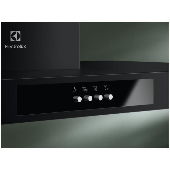 Hotte décorative box - ELECTROLUX - LFT426K - 59,8 x 45 x 67,8 cm - Noir