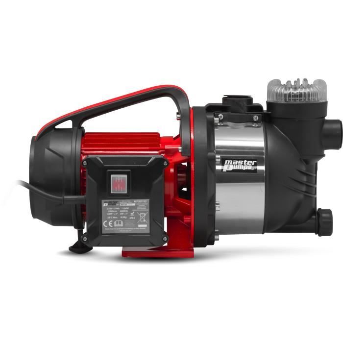 MASTER PUMPS Surface Irrigation Pump - 1100 W - 4600 L/h - Max Head 45 m
