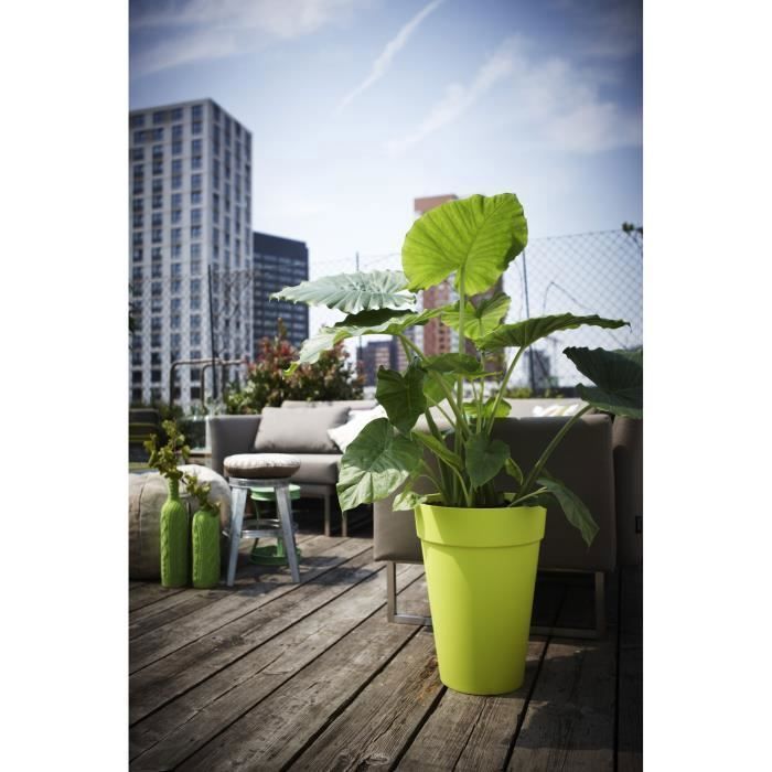 ELHO Round Loft Urban Flower Pot - Ø 34 x 45.6 cm - 23 l - Anthracite Grey