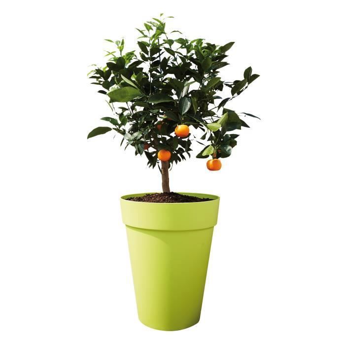 ELHO Round Loft Urban Flower Pot - Ø 34 x 45.6 cm - 23 l - Anthracite Grey