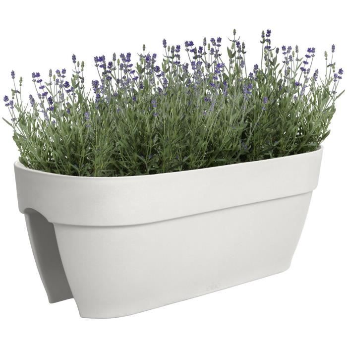 ELHO Balconniere Vibia Campana Flower Bridge 60 - White - L 26 x W 59 x H 22 cm - Balcony/Outdoor