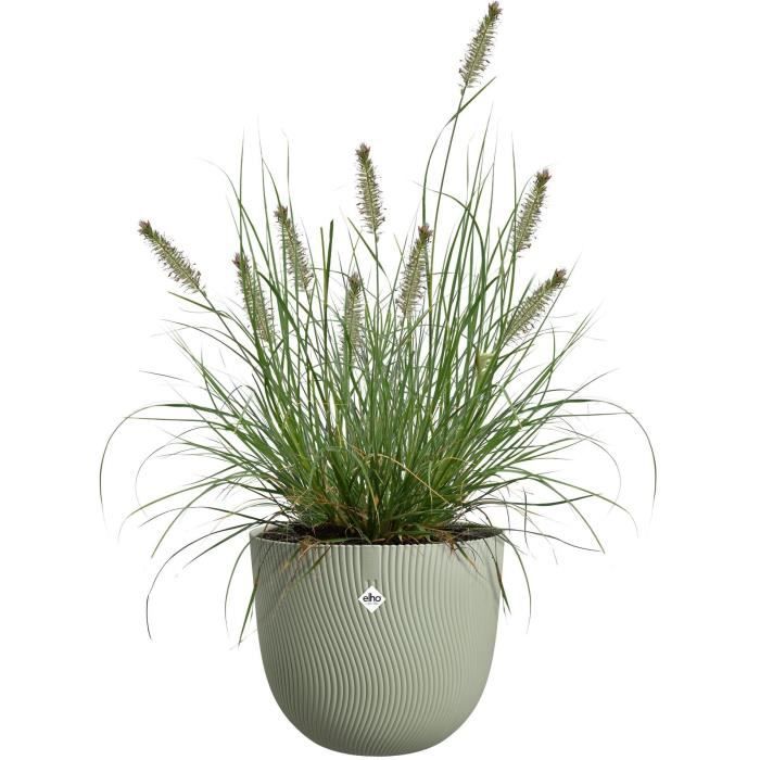ELHO Sereh Round 40 flower pot - Green - Ø 39 x H 33 cm - 100% recycled