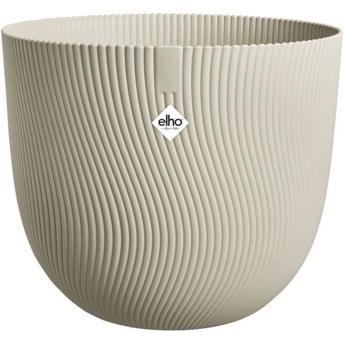 ELHO Sereh Round Flower Pot 47 - Beige - Ø 47 x H 40 cm - 100% Recycled