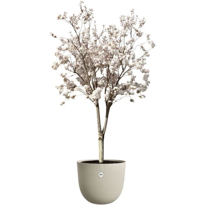 ELHO Sereh Round Flower Pot 47 - Beige - Ø 47 x H 40 cm - 100% Recycled