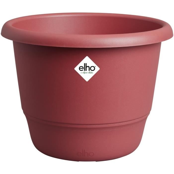 ELHO Amiga Round Flower Pot 47 - Red - Ø 47 x H 35 cm - Outdoor - 100% Recycled
