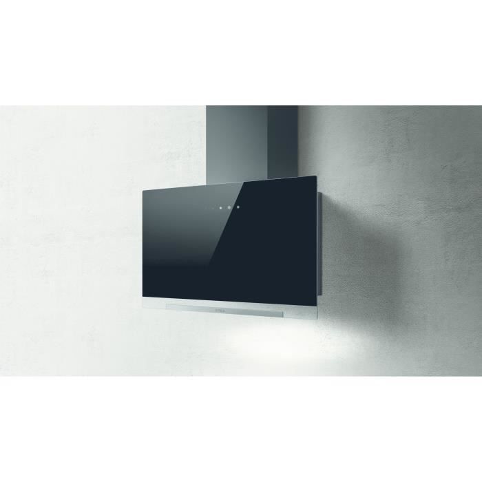 ELICA Cooker Hood - Black Glass/Anthracite Grey - 60 cm - BL/A/60