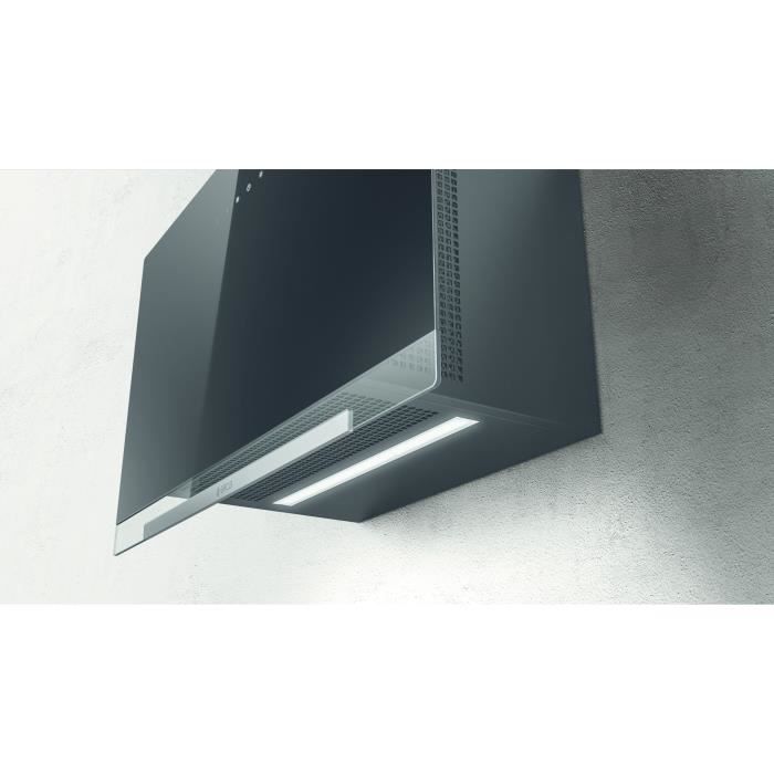 ELICA Cooker Hood - Black Glass/Anthracite Grey - 60 cm - BL/A/60