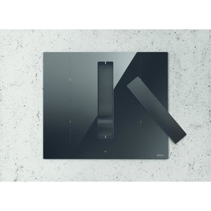 ELICA Induction Hob with Extractor Fan - NikolaTesla Fit - 4 Burners - 60 x 51.5 cm - Black BL/A/60