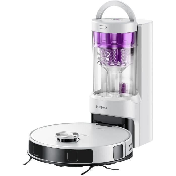 Eureka E20 Plus - Robot Vacuum Cleaner with Automatic Emptying - 8000 Pa