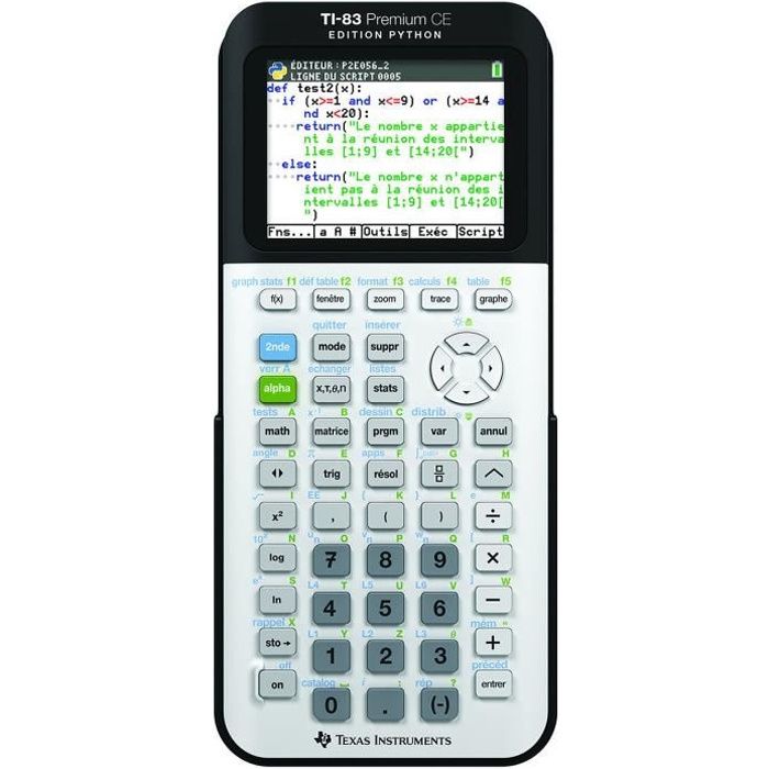 TEXAS INSTRUMENTS TI-83 PREMIUM PYTHON Calculator