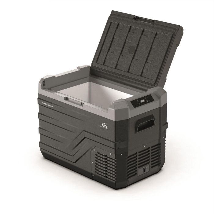 EZA Electric Cooler - BLIZZ-E ONE - 26.8 L - 12V/ 24V - Black
