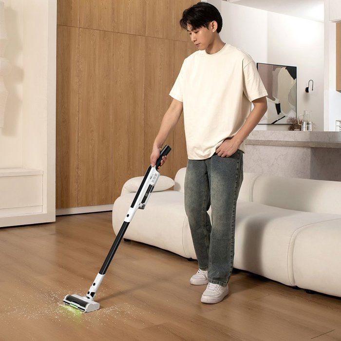 EZICLEAN Cyclomax R15 Cordless Stick Vacuum Cleaner - 20000 Pa - Automatic Emptying Station
