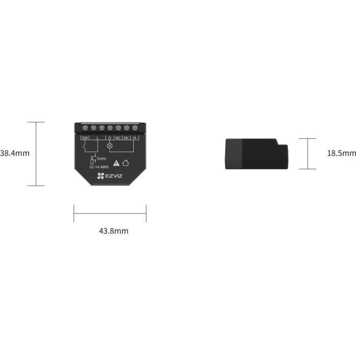 EZVIZ Wi-Fi Range Extender T35WM - Smart Control - Google Assistant - Amazon Alexa
