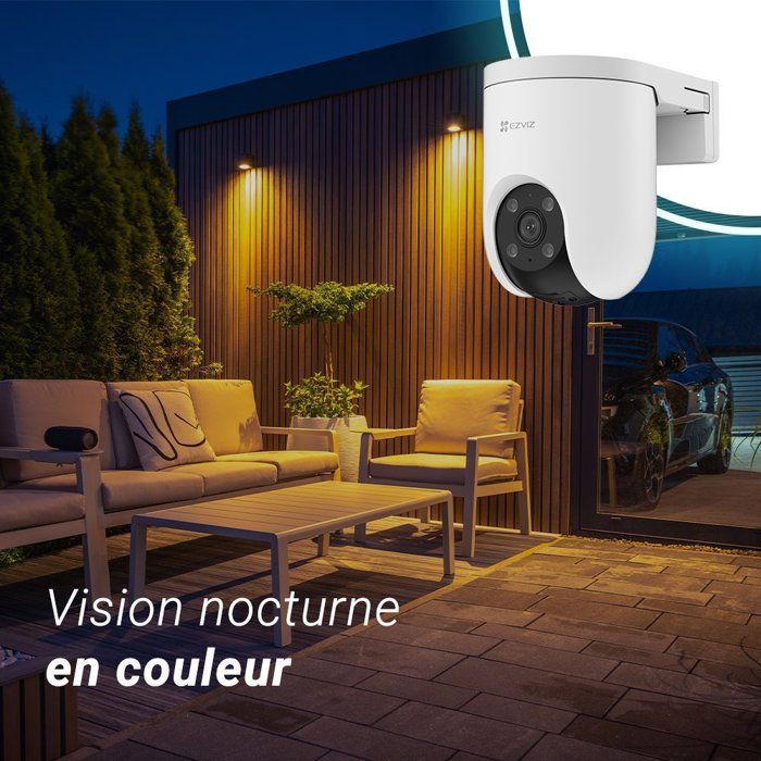 Ezviz Surveillance Camera - H8C SE 3MP - Outdoor - WiFi - Night Vision - Motorized - With Smart Tracking