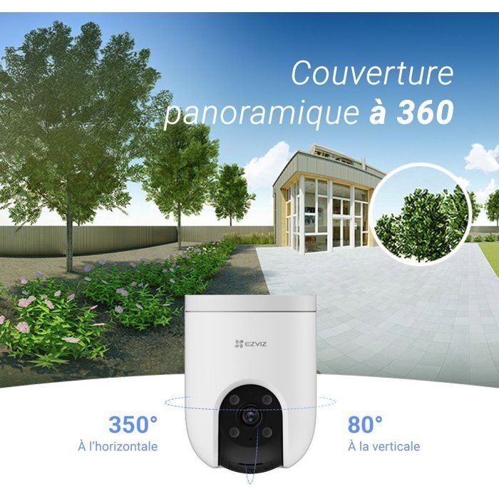 Ezviz Surveillance Camera - H8C SE 3MP - Outdoor - WiFi - Night Vision - Motorized - With Smart Tracking