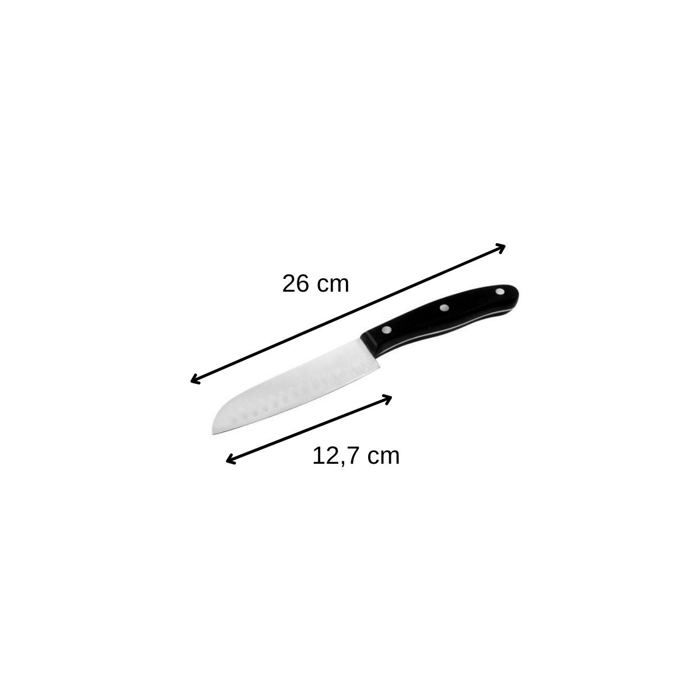 NIROSTA Set of 4 Kitchen Knives - 20,22, 26,31 cm - Ergonomic Handles