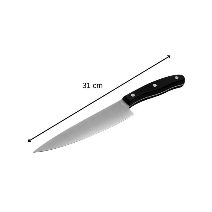 NIROSTA Set of 4 Kitchen Knives - 20,22, 26,31 cm - Ergonomic Handles