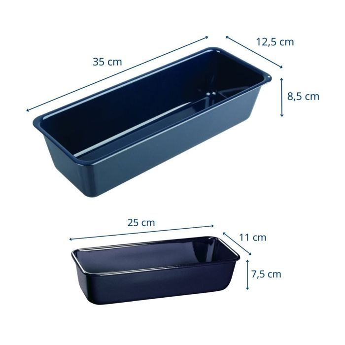 DR OETKER Set of 2 Cake Tins - 25 and 35 cm - Back Liebe