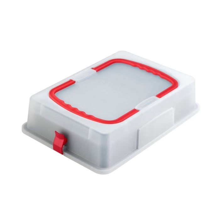 DR OETKER Set of 2 Springform Pans with Lids - Back-Idee Kreativ - 42 x 29 cm
