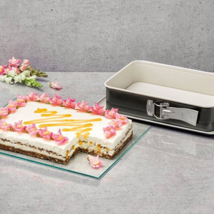 Dr. Oetker Cake Tin and Rectangular Cake Tin - Back Trend - 30 cm and 28 x 18 cm