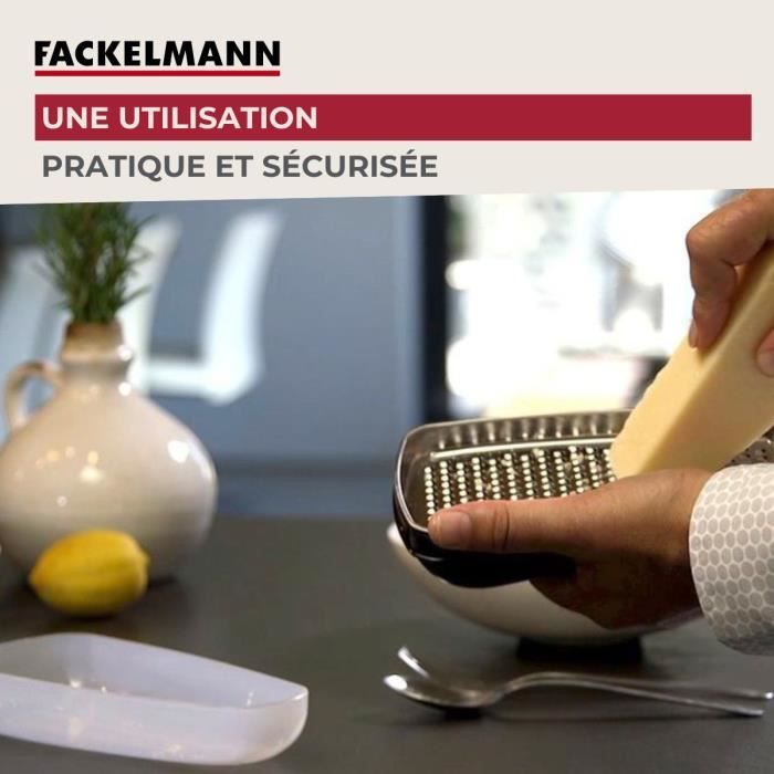 Duo Zester and Parmesan Grater - FACKELMANN - Stainless Steel - 42 and 19 cm