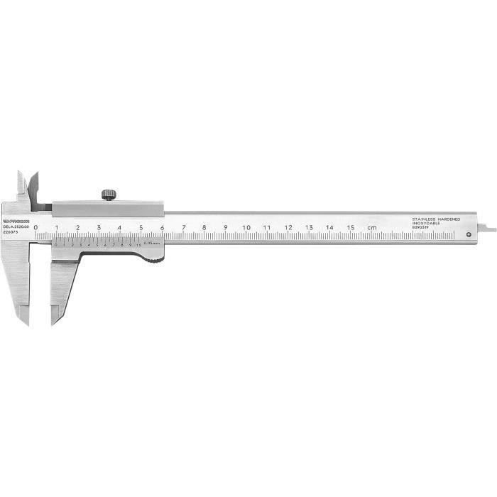 FACOM Caliper - 2520.00PB - for Inside/Outside/Depth Measurement - Steel - Accuracy to 1/20