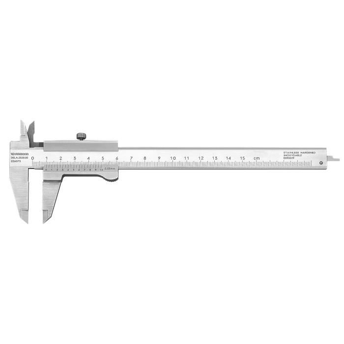 FACOM Caliper - 2520.00PB - for Inside/Outside/Depth Measurement - Steel - Accuracy to 1/20