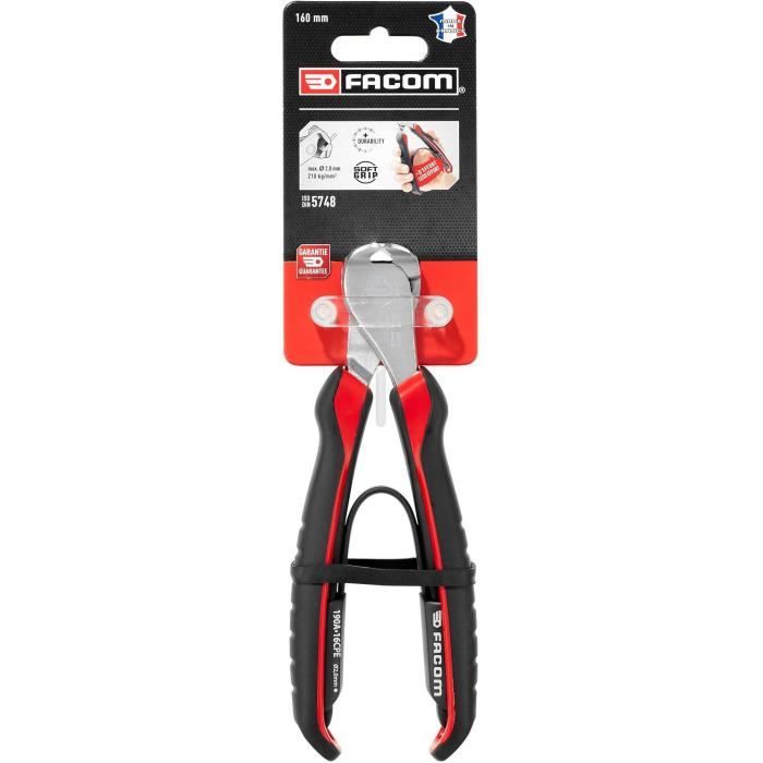 FACOM Cutting Pliers - 190A.16CPEPB - 160 mm Length - Piano Wire