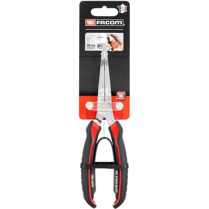 FACOM Needle-Nose Pliers - 188A.20CPEPB - 200 mm Length - Tapered
