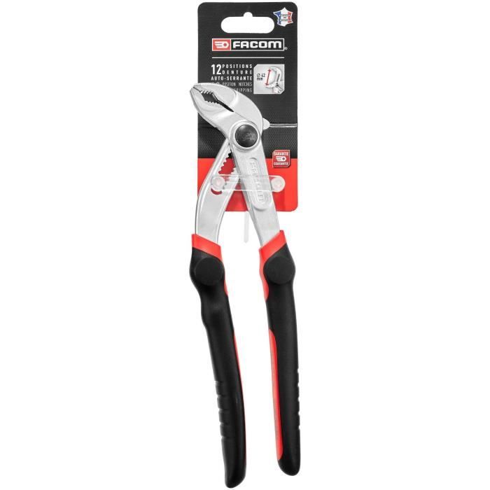 FACOM Multi-Grip Pliers - 181A.25CPEPB - 250 mm Length - 28 mm Opening - CPE Sheath