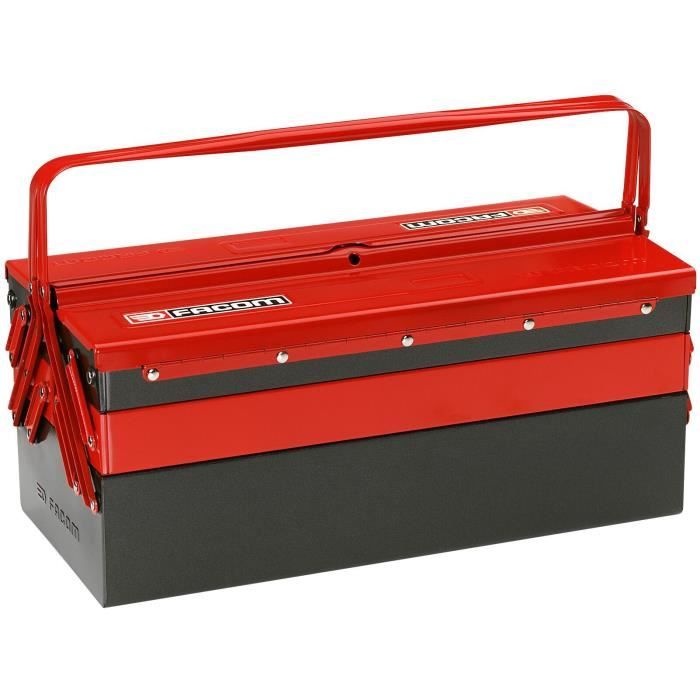 FACOM Metal Toolbox - BT.11GPB - 5 Compartments - Foam Lined